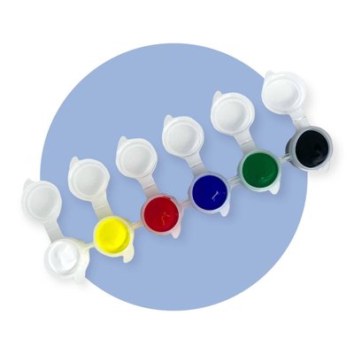 Набір акрилових фарб (класичні кольори) CB1014 фото